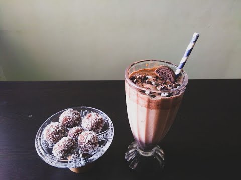 Yummy........Oreo Shake with Choco Moco Balls with Tashvi