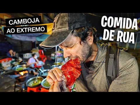 Provando 40 COMIDAS DE RUA no Camboja 🇰🇭 [Documentário Completo]