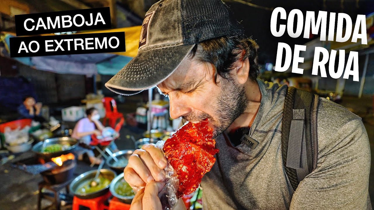 Provando 40 COMIDAS DE RUA no Camboja 🇰🇭 [Documentário Completo]
