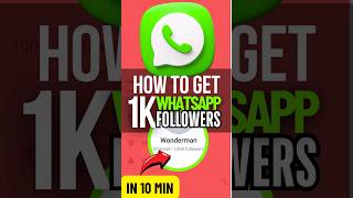 Download lagu How to Get More Followers on WhatsApp #whatsapp #whatsappbusiness #whatsaap mp3 Download lagu How to Get More Followers on WhatsApp #whatsapp #whatsappbusiness #whatsaap mp3