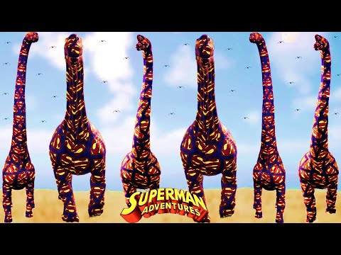 New Hero Mod! SUPERMAN Dinosaur in Jurassic World Evolution - Fight, Hunt & Breakout Skills #trex