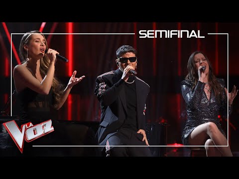 Abraham Mateo canta con Larisa y Dária "Quiero decirte" y "Maníaca" | Semifinal | La Voz 2023