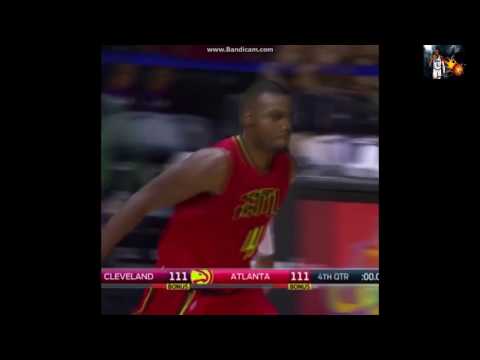 Paul Millsap BUZZER BEATER sends it to OVERTIME! Cavs vs Hawks |April 9th, 2017