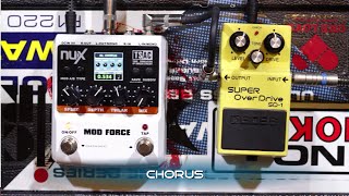 Video thumbnail for NuX Mod Force Multi Modulation Effects Pedal Product Demo by Medium Rare Musicians