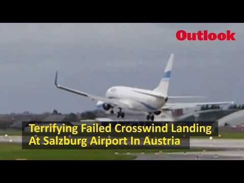 Watch: Terrifying Failed Crosswind Landing At Salzburg Airport In Austria