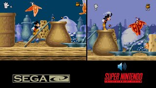 Mickey mania Snes vs Sega CD