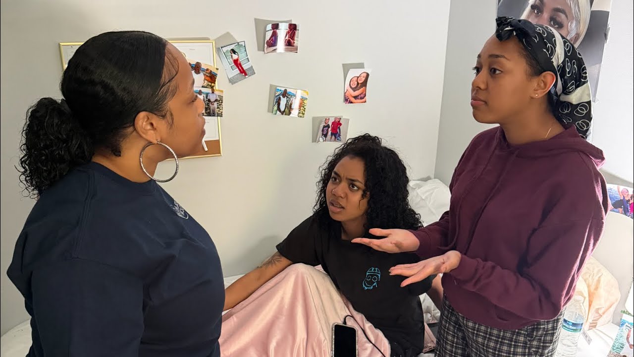 Hope & Faith trying to avoid Destiny so they ask Lacreesha can they stay home