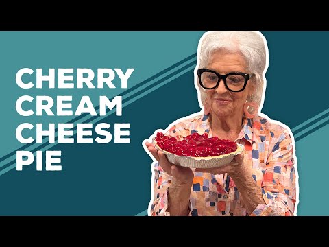 Love & Best Dishes: Cherry Cream Cheese Pie Recipe | No Bake Desserts Recipe