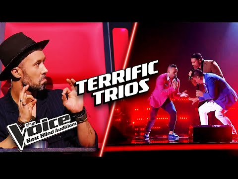 TOP TRIOS on The Voice | The Voice Best Blind Auditions