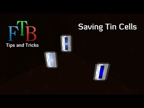 β069 Feed The Beast Tips and Tricks E20 - Saving Tin Cells