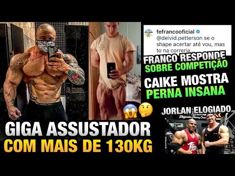 FÁBIO GIGA BRUTAL - CAIKE MOSTRA A PERNA - FRANCO SOBRE COMPETIÇÃO - JORLAN ELOGIADO NA MAX e mais
