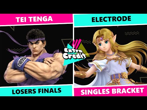 Extra Credit #30: Losers Finals - electrode (Zelda) Vs Tei Tenga (Ryu) SSBU Singles