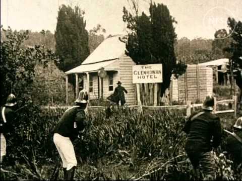 World's first feature film, The Story of the Kelly Gang (1906) - Ned is captured