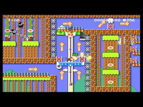 60秒スピードラン　スピラン昔話　さるかに合戦 by ★タックマンメガネ★ - SUPER MARIO MAKER - NO COMMENTARY 1bf