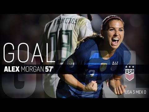 WNT vs. Mexico: Alex Morgan First Goal - Oct. 4, 2018