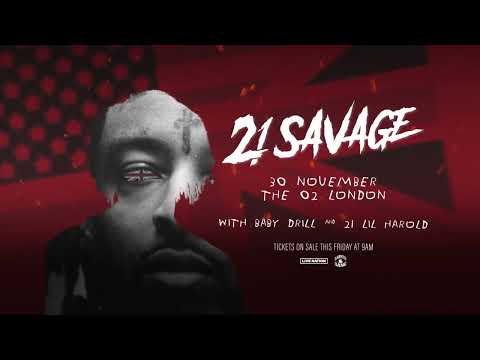 Voiceovers YouTube video thumbnail - 21 Savage UK Tour Promo