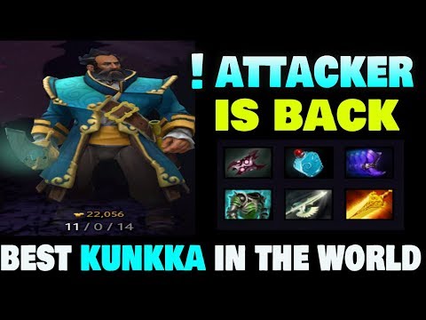 ATTACKER KUNKKA IS BACK 7.22F Dota2