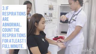 How to check Vital Signs (Return Demonstration)