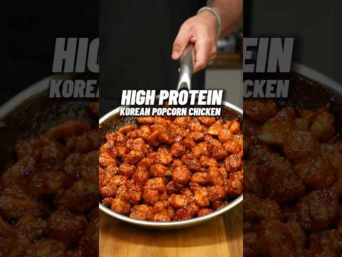 High Protein Korean Popcorn Chicken with Sweet and Sticky Rice
