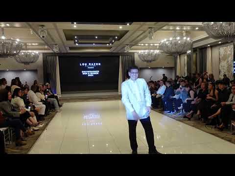 BARONG TAGALOG BY ESTILO FILIPINO LA FOR THE TWO DISTINGUISED MEN OF FAME BENEFIT FASHION SHOW