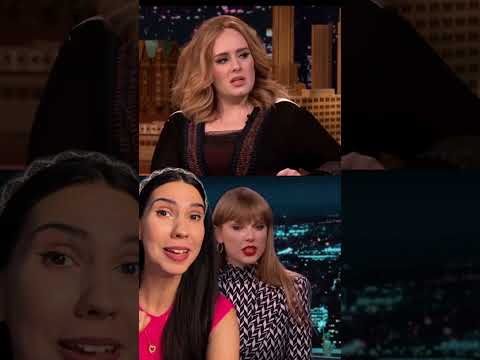 DIFERENÇA ENTRE O SOTAQUE BRITÂNICO (ADELE) E AMERICANO (TAYLOR SWIFT) #auladeinglesonline #english