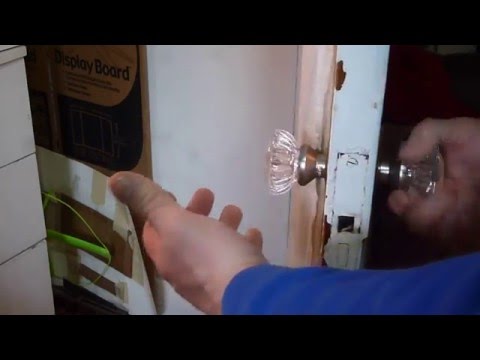 Replacing vintage glass door knobs how to