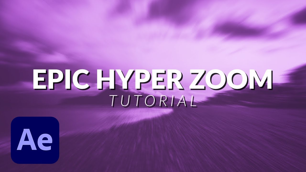 Epic Hyper Zoom Animation Effect in After Effects Easy