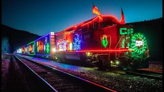 CP Holiday Train Arrives Milton Yard 2022