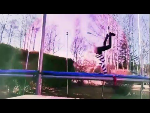 Studsmatta och på gräs