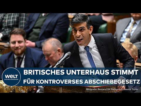GROSSBRITANNIEN: Premierminister Sunak bringt umstrittenes Abschiebegesetz durch Unterhaus