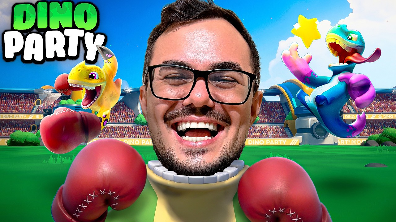 O SANGRAS É MUITO TRYHARD - DINO PARTY COM OS AMIGOS