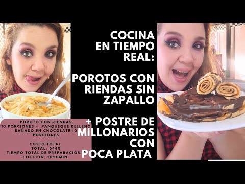 🔴ALMUERZO Y POSTRE POR 640 PESOS / COCINA FACIL CON KEI / EN TIEMPO REAL, DESDE CERO