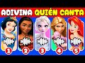Adivina Quién Canta🎤🎵🔥 Canciones de Disney | Moana, Elsa, Rapunzel, Mirabel, Blancanieves, Ariel