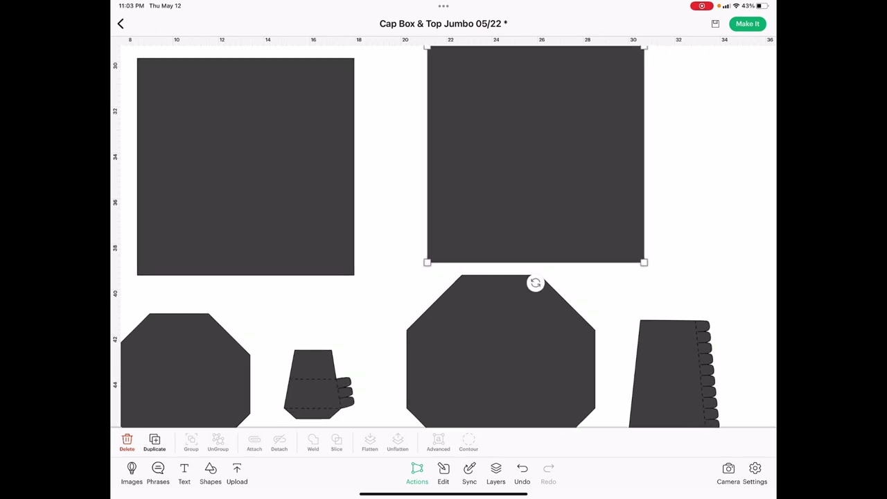 Graduation Cap Box Measurements