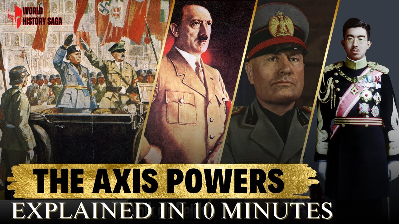 The Axis Powers Explained in 10 minutes | World History Saga #history #ww2 #worldhistory #worldwar2