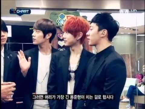 110526 Beast - play game CUT @ Mnet.MCountdown
