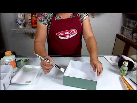 How to paint an MDF box - Step 1