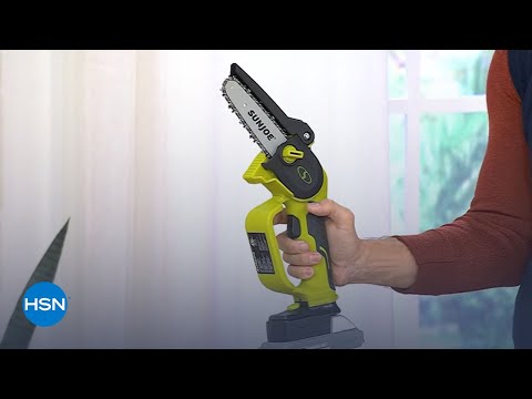 Sun Joe 24-Volt Cordless Handheld & Long Reach Chainsaw | HSN