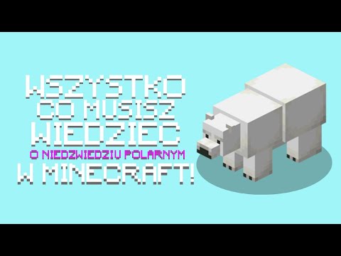 WSZYSTKO co MUSISZ WIEDZIEĆ o NIEDŹWIEDZIU POLARNYM w MINECRAFT ! | #shorts
