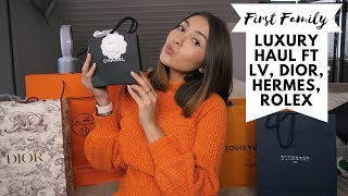 OUR FIRST FAMILY LUXURY HAUL/UNBOXING 2019 | BonjourAika