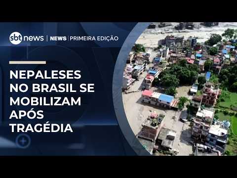 Nepaleses no Brasil arrecadam recursos para vítimas no Nepal | #NewsPrimeiraEdição