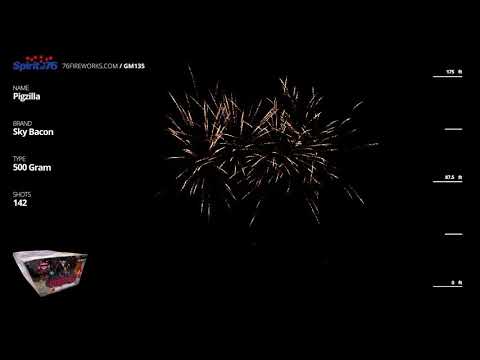 GM135 Pigzilla - 142 shot Sky Bacon 500g Cake