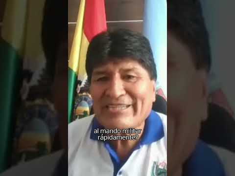 Evo Morales: Si soy capturado, habrá un "levantamiento"