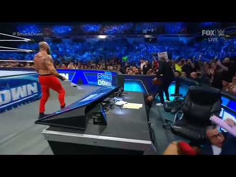 Michael Cole Calling Action even after Tripping by Braun Strowman 😲