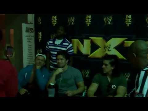 WWE NXT Briley Pierce, Brad Maddox, Derrick Bateman, Mason Ryan at WPB National Guard Armory