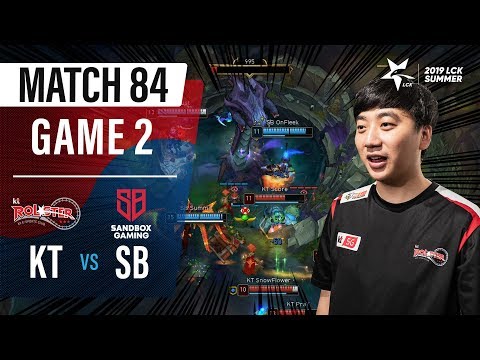 KT vs SB | Match84 Game2 H/L | 2019 LCK Summer