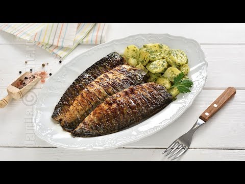 Grilled Mackerel with new potatoes (CC Eng Sub) | JamilaCuisine