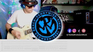 Pennywise - Alien Guitar Cover with On Screen Tabs