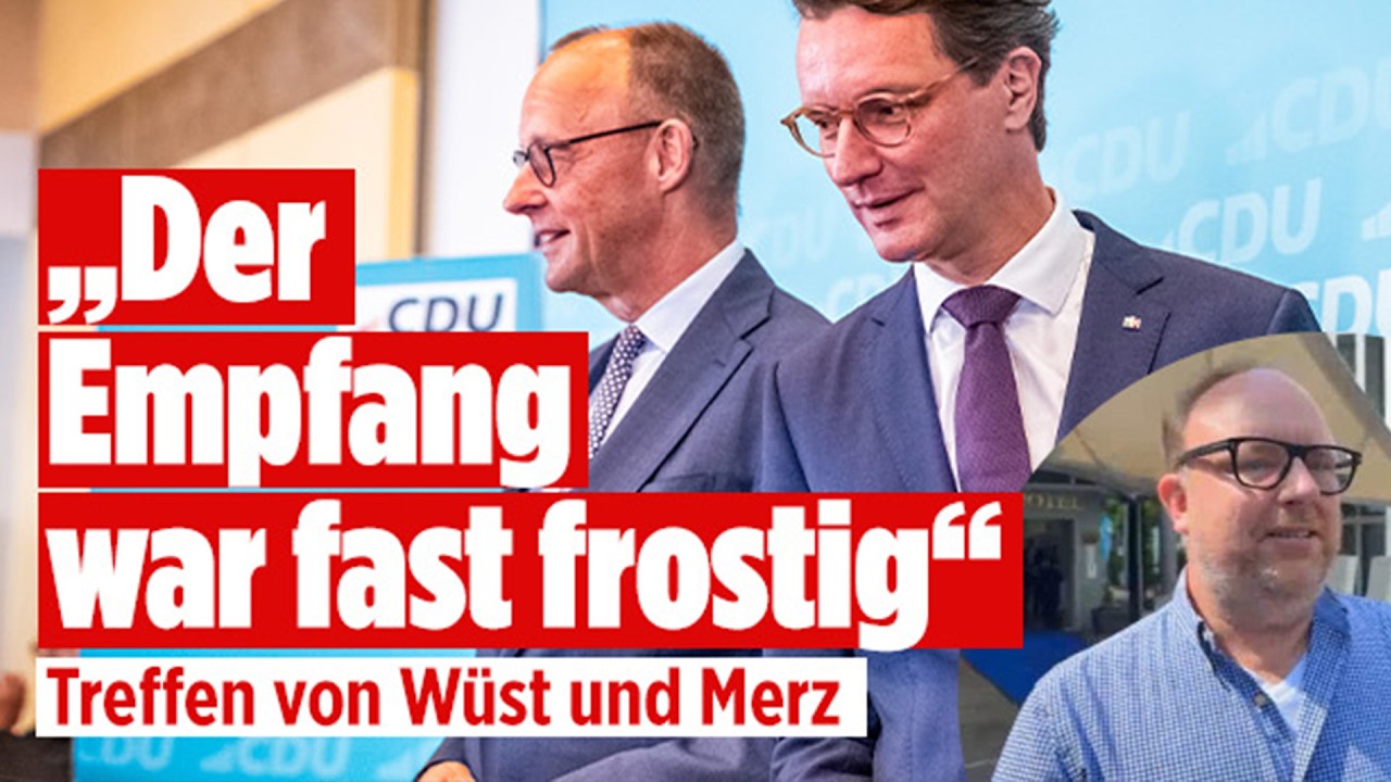 MERZ TRIFFT WÜST: So angespannt war das erste Treffen nach der Kanzlerdebatte | Vertraulich-Clips