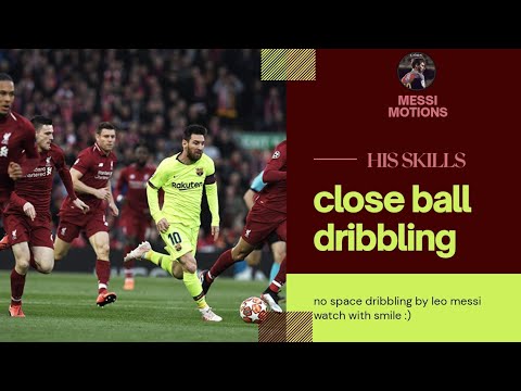 MESSI SKILLS | no space dribbling
